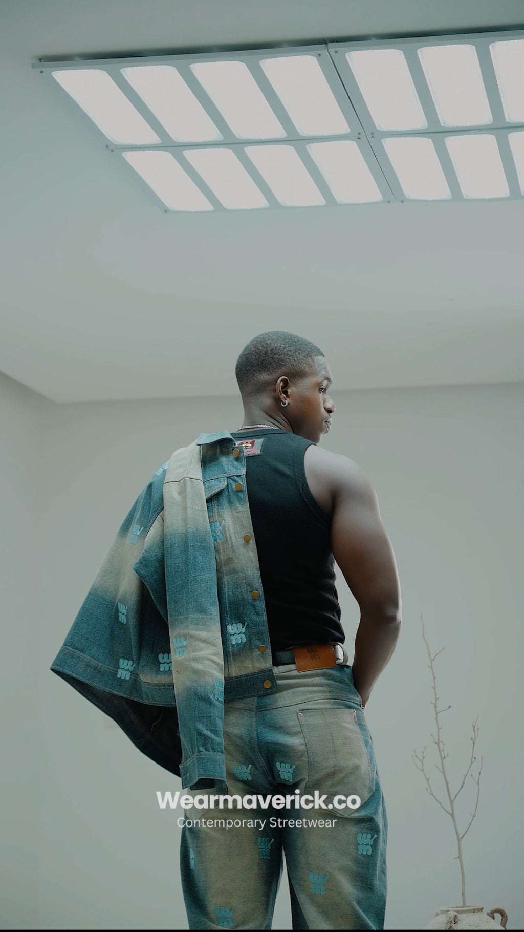 Signature Gradient Denim Set - WM Monogram | Wearmaverick