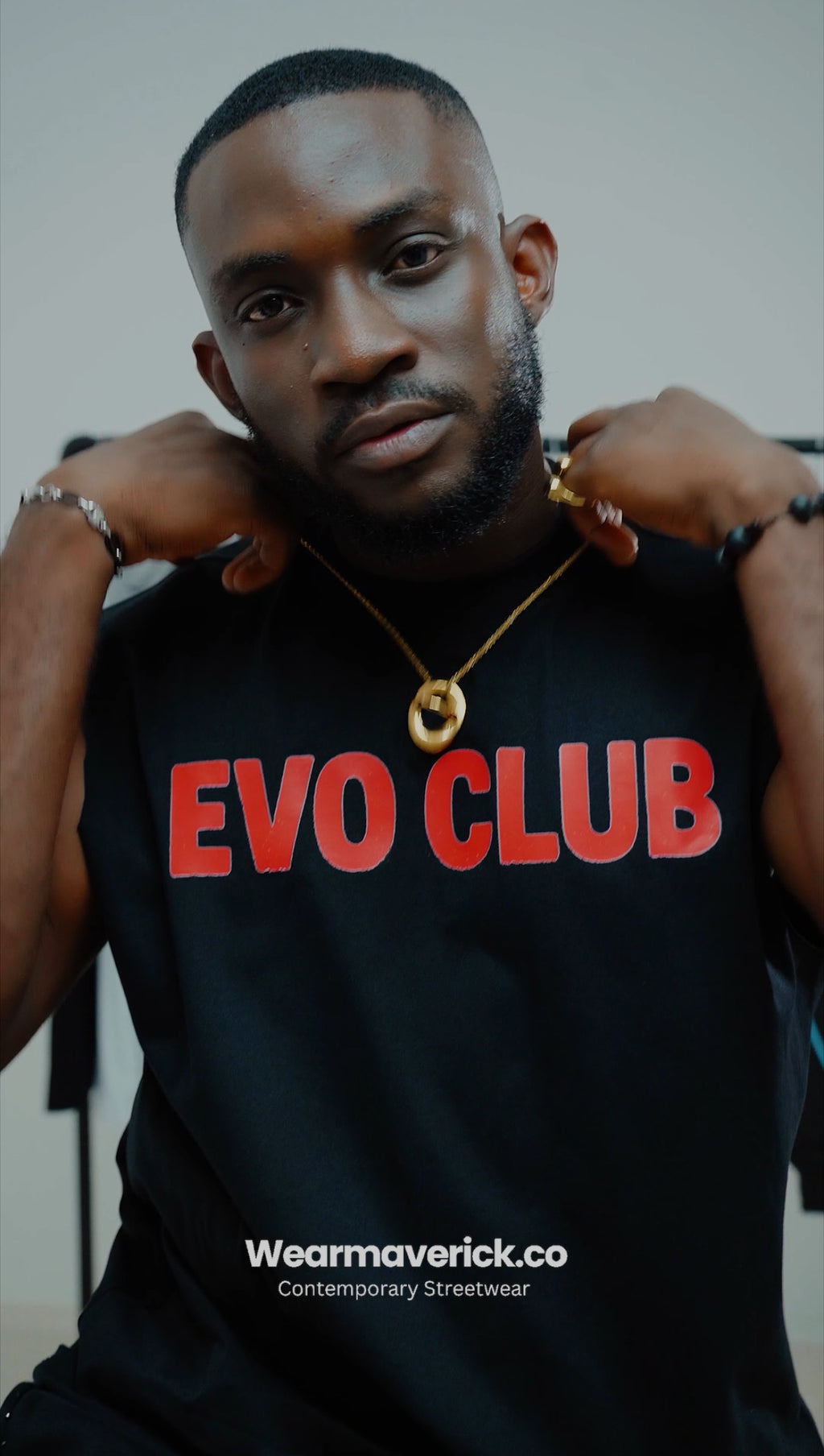EVO CLUB Muscle Tee - Bold Graphic Streetwear | Wearmaverick