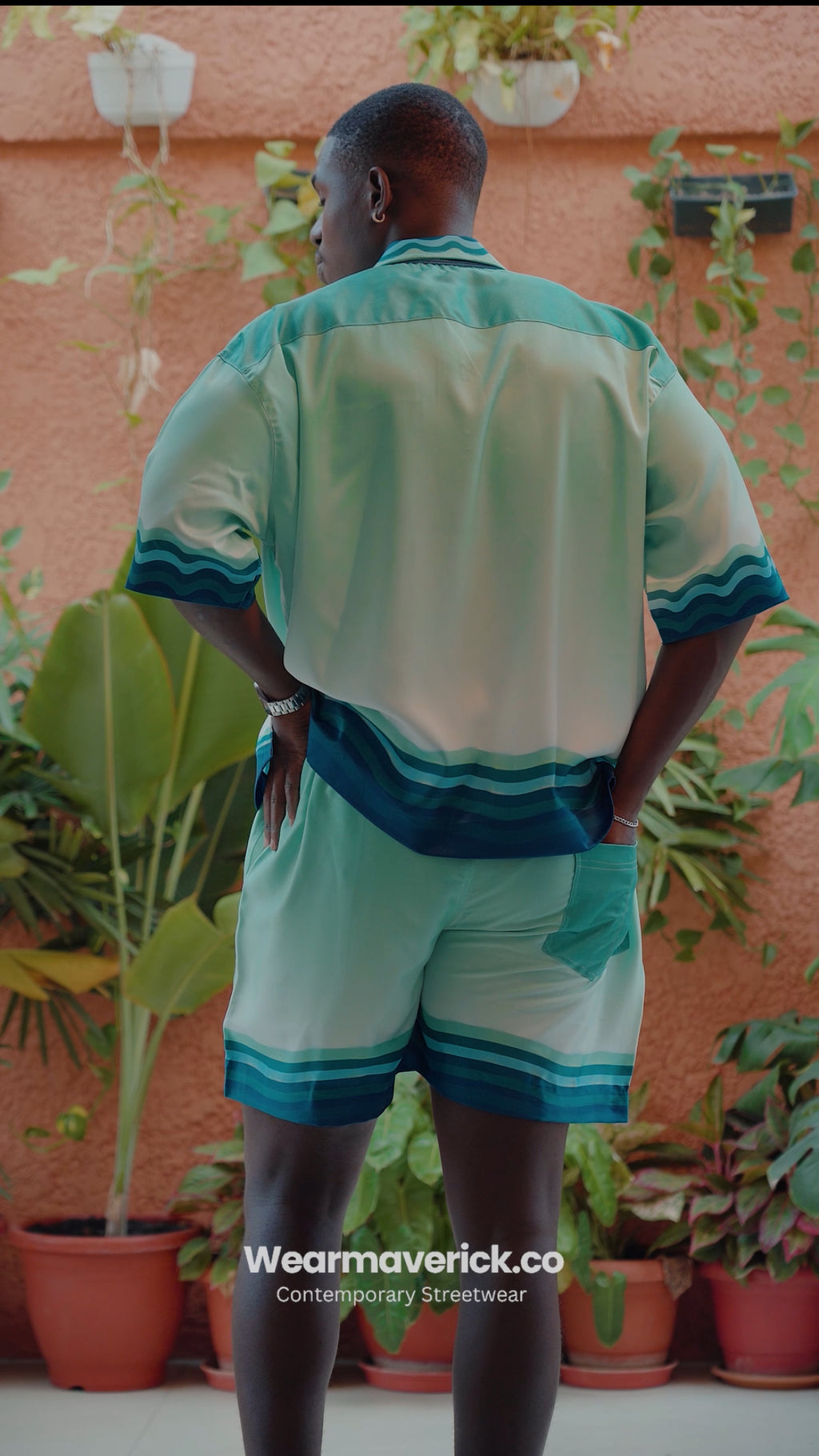 Satin Butterfly Print Set - The Evolve | Wearmaverick