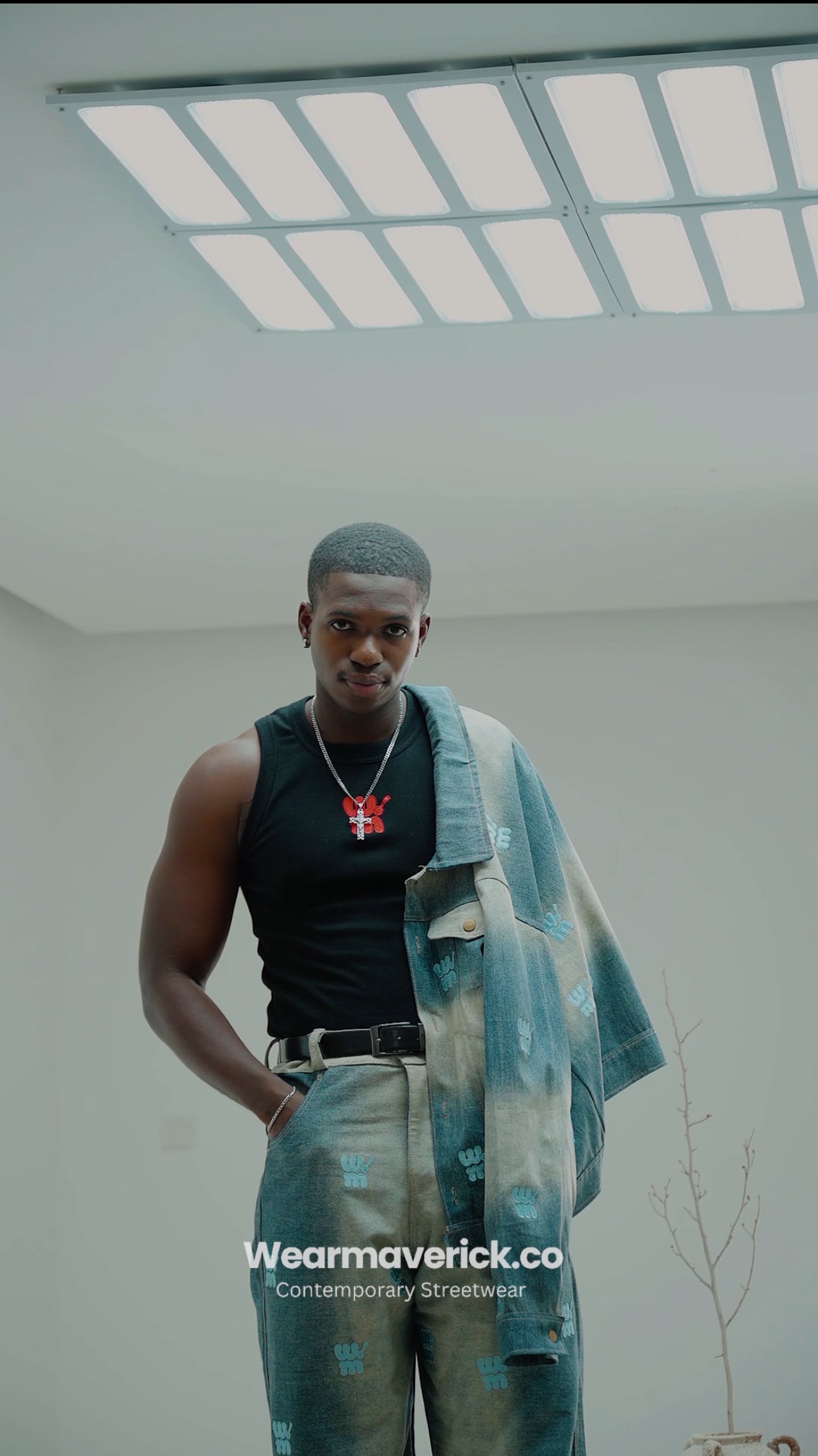 Signature Gradient Denim Set - WM Monogram | Wearmaverick