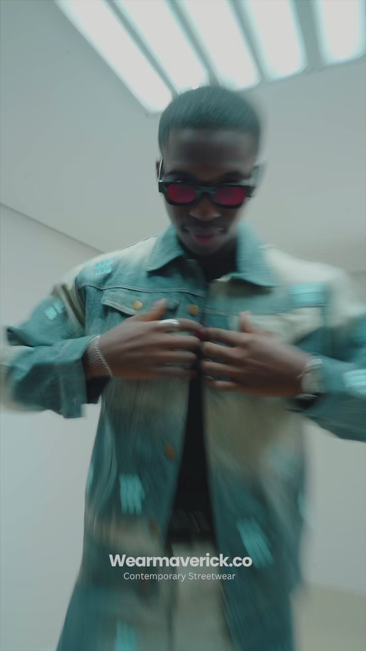 Signature Gradient Denim Set - WM Monogram | Wearmaverick