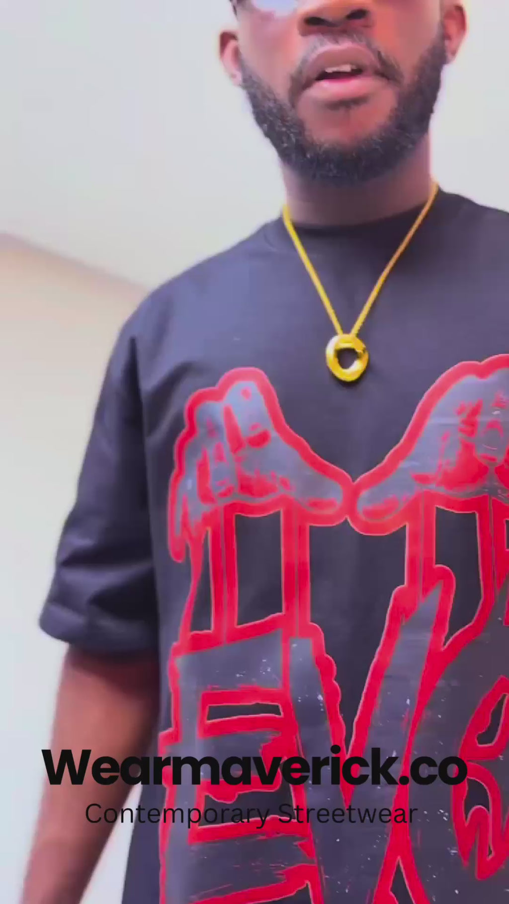 EVO Oversized Graphic Tee - Bold Streetwear | Wearmaverick